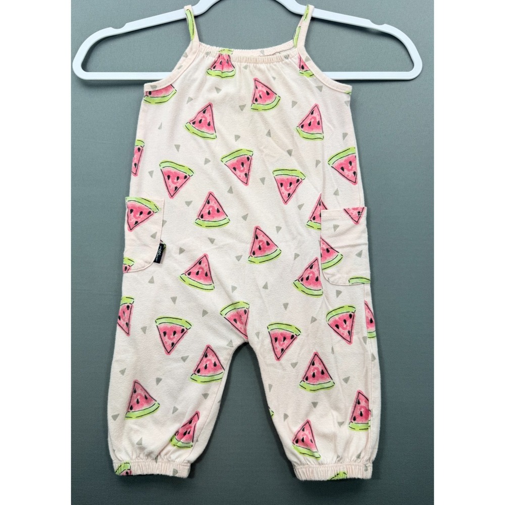 Mini Heroes Watermelon Print Sleeveless Romper Jumpsuit Sunsuit Baby Girls 12M